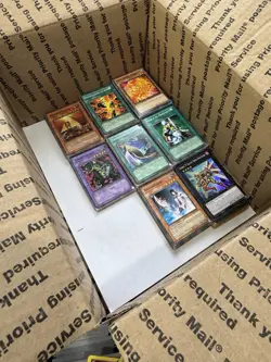 🧙13lbs+ 4500+ UNSEARCHED Old Vintage YuGiOh Bulk Lot Most HP Some Damaged‼💎 - Image 3