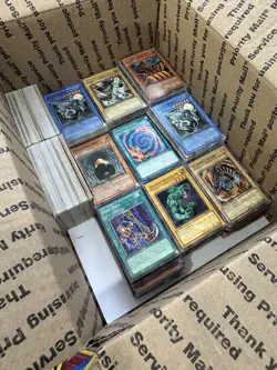 🧙13lbs+ 4500+ UNSEARCHED Old Vintage YuGiOh Bulk Lot Most HP Some Damaged‼💎 - Image 5