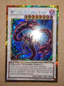 Yu-Gi-Oh! Beelze of the Diabolic Dragons Pgld-En016 Premium Gold 1st Edition - Image 1