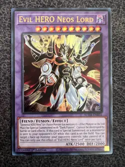 Yugioh Evil HERO Neos Lord SUDA-EN031 Ultra Rare 1st Edition NM - Image 1