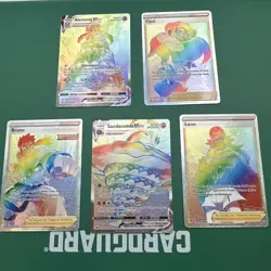 Pokemon TCG Lot Of 5 Secret Rare Rainbow Cards - Image 1