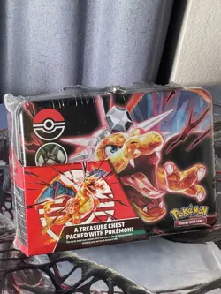 Pokemon Trading Card Games 2023 Fall Collector Treasure Chest 6 Booster Packs 820650853050 - Image 1
