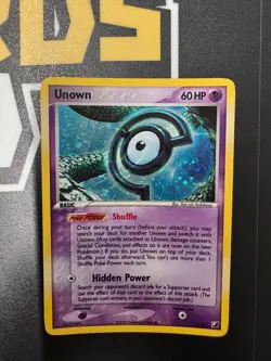 Pokemon Unown C/28 EX Unseen Forces Ultra Rare Holo Card - Image 1