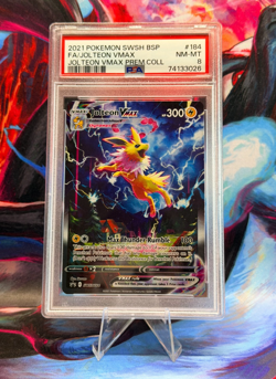 Pokemon Jolteon VMAX SWSH184 SWSH: Sword & Shield Promo Card - PSA 8 NM-MT - Image 1