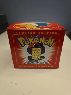Pokemon 23k Gold Plated Trading Card Charizard - Image 2