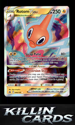 Rotom VSTAR 046/159 Pokemon Ultra Rare Crown Zenith Card NM - Image 1