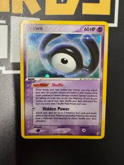 Pokemon Unown H/28 EX Unseen Forces Ultra Rare Holo Card - Image 1