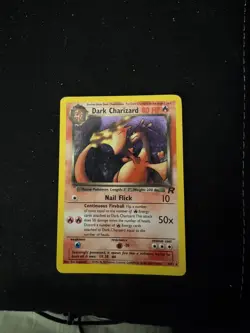 Pokemon Dark Charizard TCG Team Rocket Holo Card 4/82 HP - Image 1