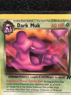 Pokemon TCG Dark Muk Team Rocket 41/82 Unlimited Uncommon Card WOTC - Image 3