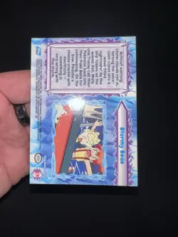 Pikachu Topps Pokemon The Movie 2000 Card #19 Stormy Seas FOIL HOLO NM+ - Image 2