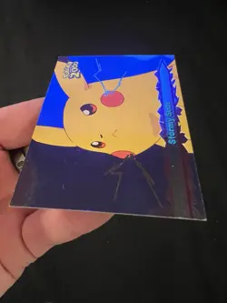 Pikachu Topps Pokemon The Movie 2000 Card #19 Stormy Seas FOIL HOLO NM+ - Image 3