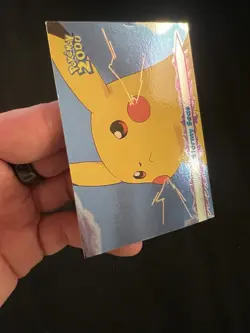 Pikachu Topps Pokemon The Movie 2000 Card #19 Stormy Seas FOIL HOLO NM+ - Image 4