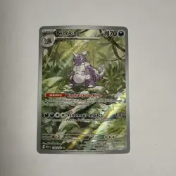 Pokemon TCG Nidoking Scarlet & Violet 151 Illustration Rare Card 174/165 - Image 1