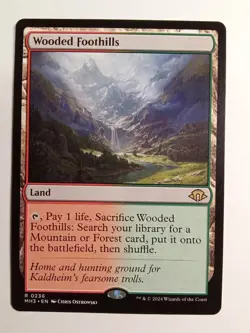 Wooded Foothills 236 Modern Horizons 3 MTG - Image 1