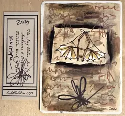MTG ARTIST PROOF Antiquities Ornithopter AP Sketch Art Amy WEBER Magic - Image 1