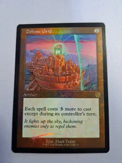 MTG: Defense Grid (Foil) (Retro Frame) (LP): Brothers War - Image 1