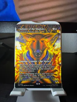 MTG TMNT - Borderless Mythic - Splinter Of The Shadows #0006 - Image 1