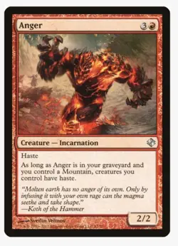 Anger | Duel Decks DDI | MTG | EDH Commander Staple | Graveyard Haste | LP - Image 1