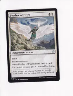 MAGIC THE GATHERING MTG BLOOMBURROW FEATHER OF FLIGHT - Image 1
