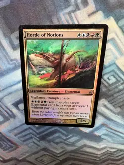 MTG Foil Horde of Notions EX/LP- Lorwyn - Image 3