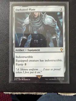 Magic the Gathering MTG Darksteel Plate 342 Regular Rare Command Final Fantasy - Image 1