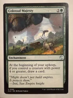 MTG Colossal Majesty - Ravnica: Clue Edition (CLU) 160 Uncommon - Image 1