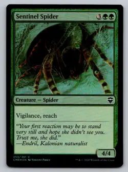 MTG Commander Legends FOIL Sentinel Spider 253/361 - Image 1