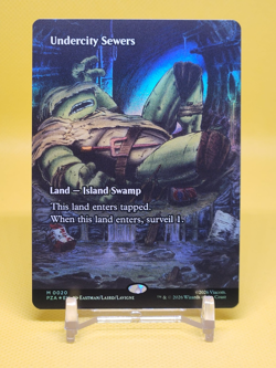 MTG Undercity Sewers 0020 Borderless Teenage Mutant Ninja Turtles Mythic Foil - Image 1