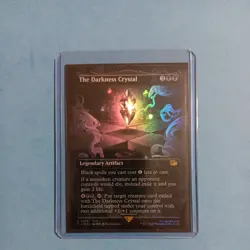 The Darkness Crystal (Borderless) MTG Final Fantasy Foil NM - Image 1