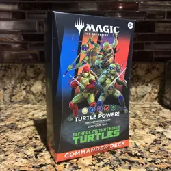 Commander Deck "Turtle Power" Teenage Mutant Ninja Turtles TMT MTG IN HAND - Image 1