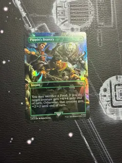 Pippin's Bravery Lord of the Rings Borderless Foil Common - Image 1