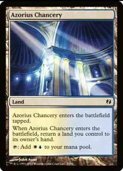 X 1 Azorius Chancery NM-M Duel Decks Venser vs Koth 033 MTG Magic The Gathering - Image 1