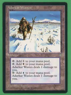Magic the Gathering Adarkar Wastes (Ice Age) - Image 1