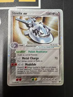 Pokemon Steelix EX 109/115 EX Unseen Forces Ultra Rare Holo Card - Image 1
