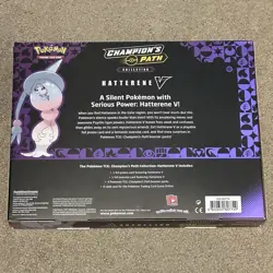 Pokemon TCG Champions Path Collection - Hatterene V Box - NEW / Factory Sealed - Image 2