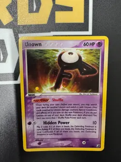 Pokemon Unown F/28 EX Unseen Forces Ultra Rare Holo Card - Image 1