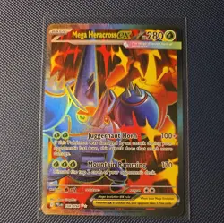 Mega Heracross ex 108/094 Pokemon TCG Me02: Phantasmal Flames Full Art Holo MINT - Image 1