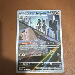 Pokemon Team Rocket's Dugtrio 239/217 Holo Rare Stage 1 HP 100 ASC Ability - Image 1
