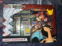 Pokemon Lance's Charizard V Celebrations Collection Box 25th Anniversary 2021 - Image 3
