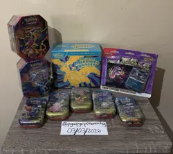 Pokemon TCG Ascended Heroes ETB, Tech Sticker, Mini Tins, And Charizard XY Tins! - Image 1