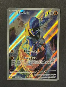 Pokemon TCG Sawk 130/086 Sv: White Flare Holo IR - Image 1