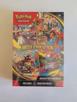 Pokemon TCG Mega Evolution Booster Bundle Box 6 Packs. - Image 1