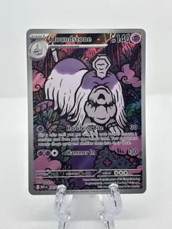 Houndstone Pokemon Mega Evolutions 145/132 Illustration Rare Full Art Holo NM - Image 1