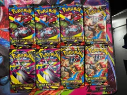 Pokemon Mega Evolution Lot of 8 Booster Packs Sealed! - Image 1