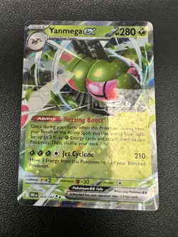 Pokemon 2025 Destined Rivals Yanmega EX #003 Double Rare NM - Image 1