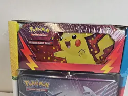 Pokemon Pencil Case/Treasure Chest 2 Tin Set - Packed With Pokemon Treasures - Image 2