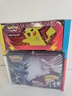 Pokemon Pencil Case/Treasure Chest 2 Tin Set - Packed With Pokemon Treasures - Image 4