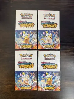 Pokemon Surging Sparks Half Booster Box 18 Packs Factory Sealed UK Seller - Image 1