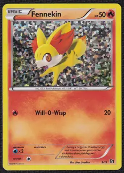 Pokemon Fennekin 3/12 Holo McDonald’s Promo 2014 - Image 1