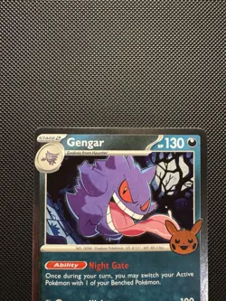 Pokemon TCG Gengar 057/091 (Cosmos Holo) Trick Or Trade 2024 Holo Rare Near Mint - Image 3